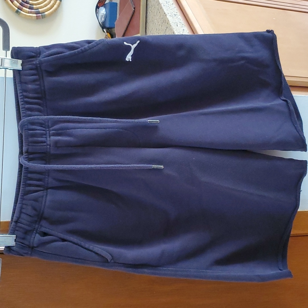 Puma sweat shorts Navy Blue Drawstring